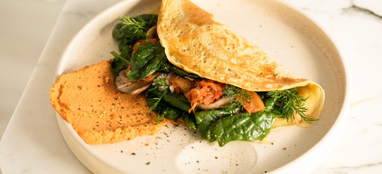 A delicious omelette recipe